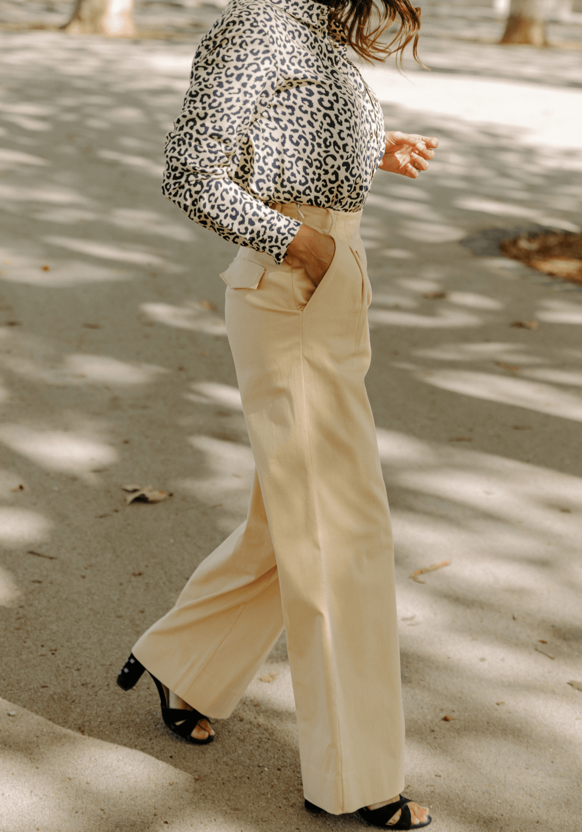 Patron couture pantalon Brooklyn / PDF (A4, A3, A0, US Letter) - Cadres, Calques par Taille, Vidéoprojection - Maison Fauve