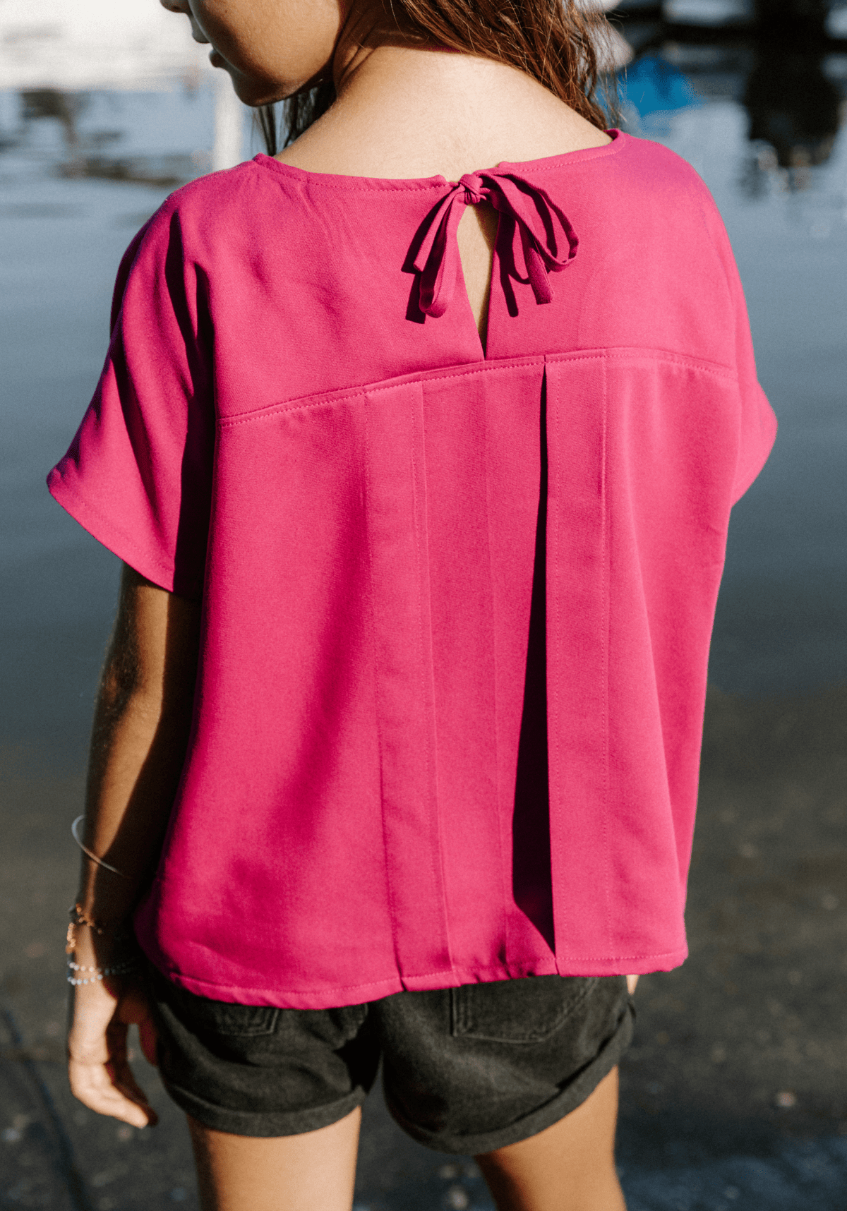 Patron couture top fille Miss Palma / PDF (A4, A3, A0, US Letter) - Cadres, Calques par Taille, Vidéoprojection - Maison Fauve