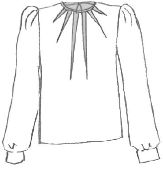 Patron couture blouse fille Miss Zenith / PDF (A4, A3, A0, US Letter) - Cadres, Calques par Taille, Vidéoprojection - Maison Fauve