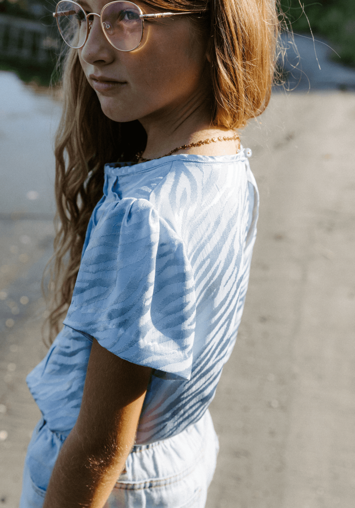 Patron couture blouse fille Miss Zenith / PDF (A4, A3, A0, US Letter) - Cadres, Calques par Taille, Vidéoprojection - Maison Fauve