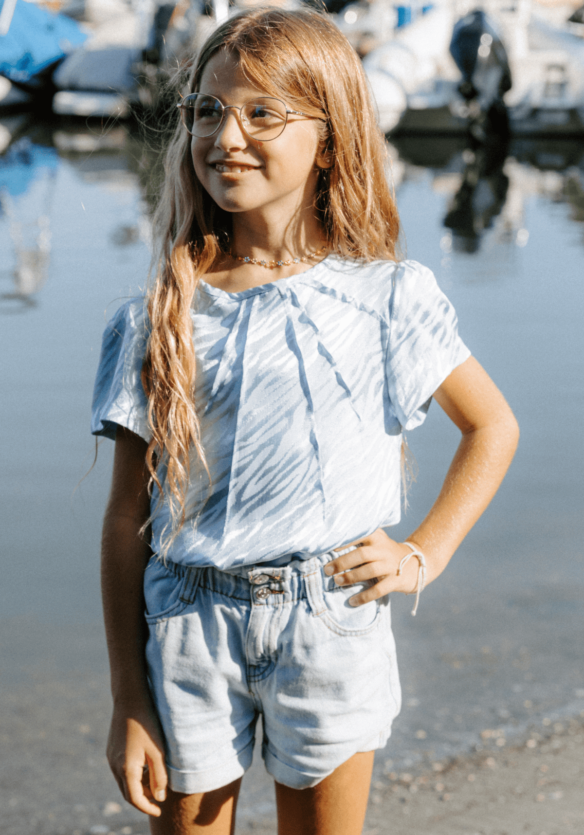 Patron couture blouse fille Miss Zenith / PDF (A4, A3, A0, US Letter) - Cadres, Calques par Taille, Vidéoprojection - Maison Fauve
