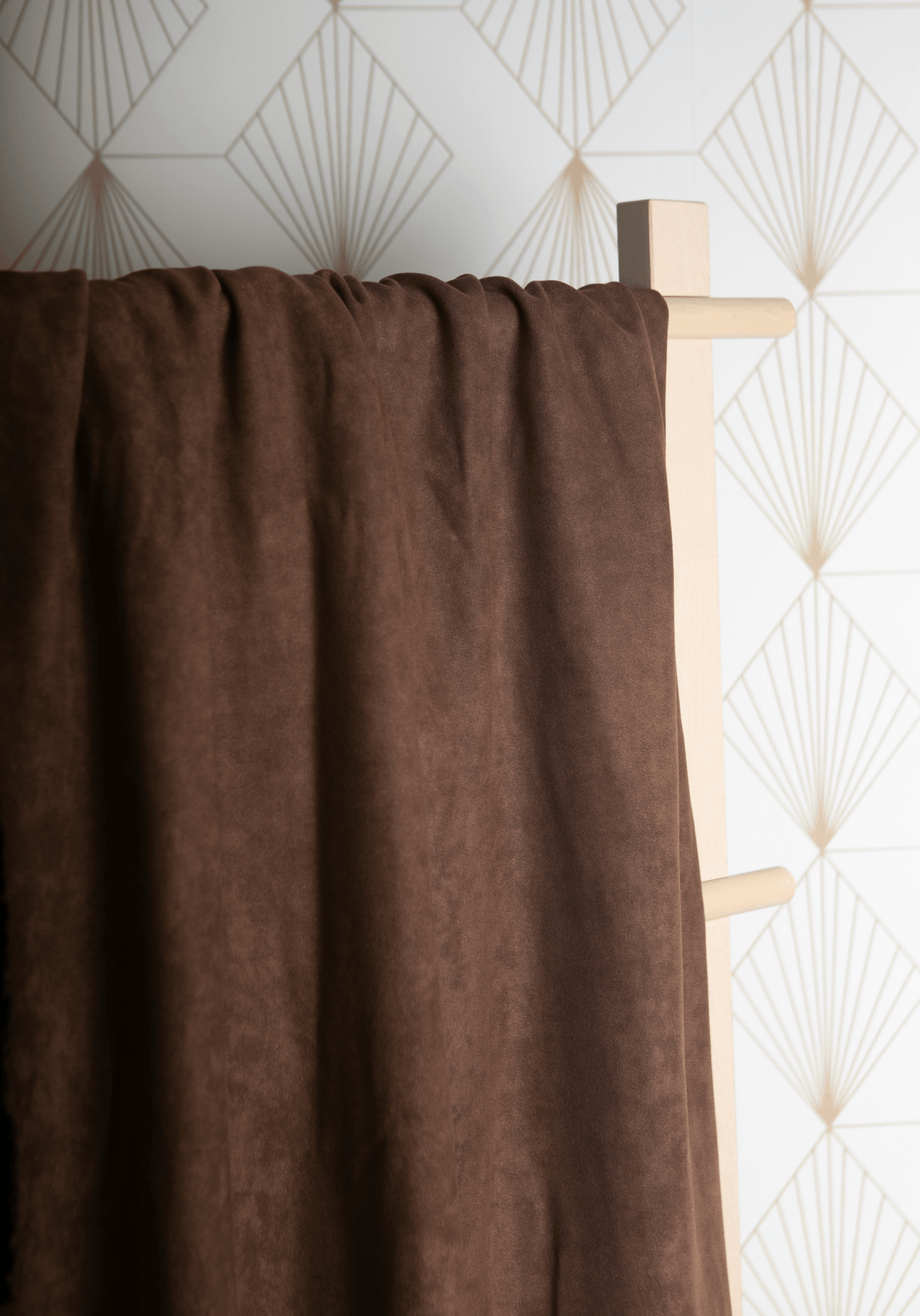 Suédine beige, marron ou vert mousse au mètre - Tissu aspect daim - Maison Fauve