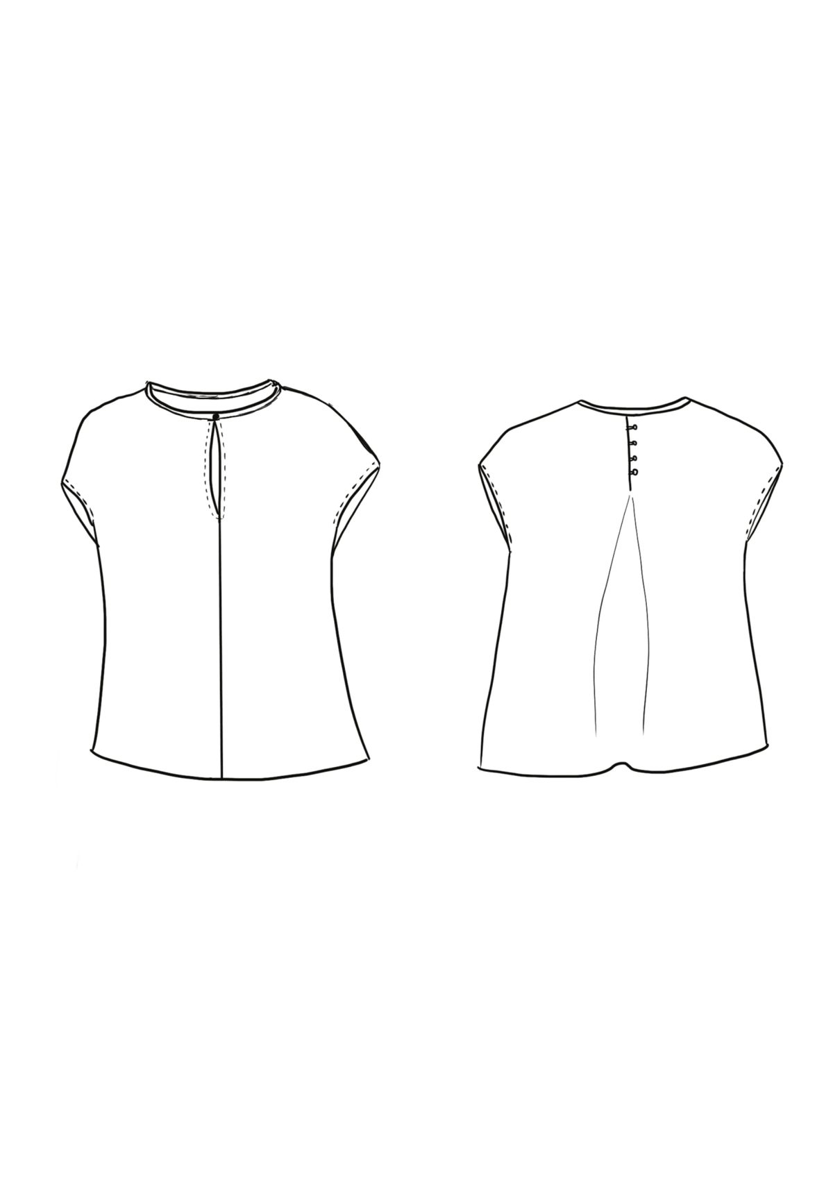 Patron couture top Marisa / Patron pochette - Maison Fauve